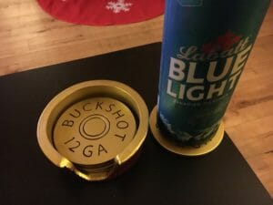 shotgun shell coaster set