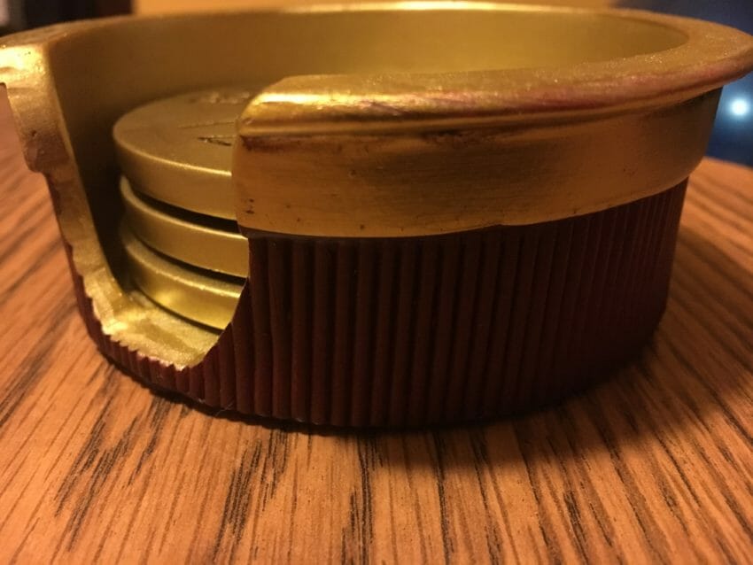 shotgun shell coaster set