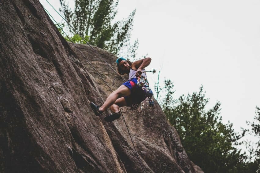 rock climbing