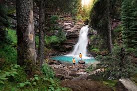 Image result for camping images with waterfall in background