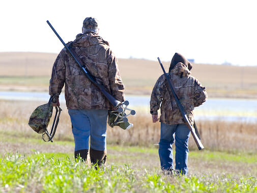 families hunting in america