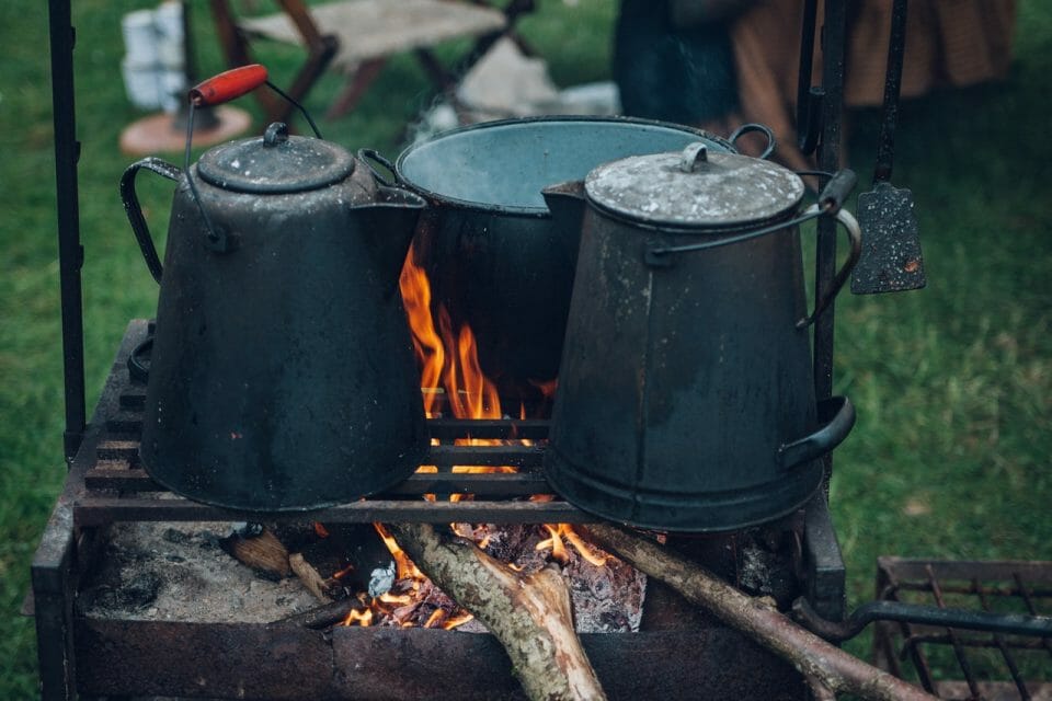 clean camping gear